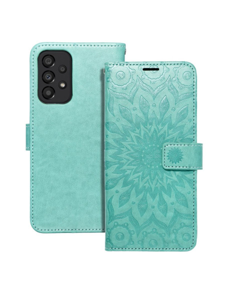Etui MEZZO Book pour SAMSUNG A33 5G mandala vert