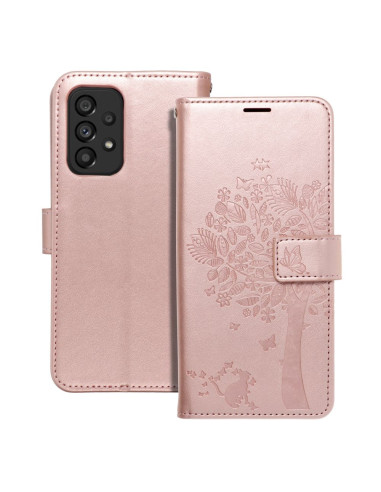 Etui MEZZO Book pour SAMSUNG A53 5G arbre or rose