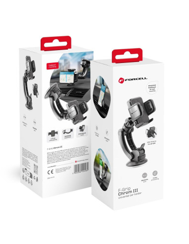 FORCELL SUPPORT GSM (CHROM III) AVEC ANSE (15 cm)