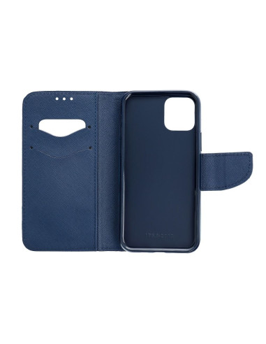 Etui pour SAMSUNG A13 4G rouge / bleu marine