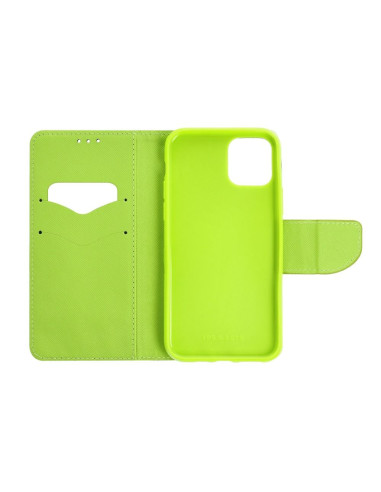 Etui pour SAMSUNG A13 4G bleu marine / vert lime