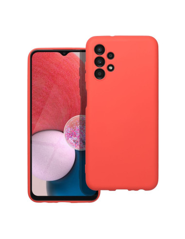 COQUE SILICONE pour SAMSUNG Galaxy A13 4G pêche