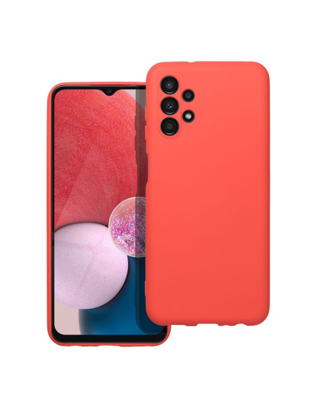 COQUE SILICONE pour SAMSUNG Galaxy A13 4G pêche