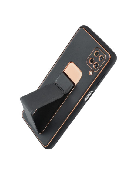 Etui LEATHER Case Kickstand pour SAMSUNG Galaxy A13 5G / A04S NOIR