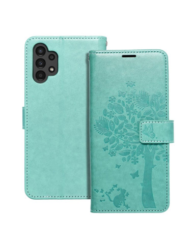 Etui MEZZO Book pour SAMSUNG A13 4G arbre vert