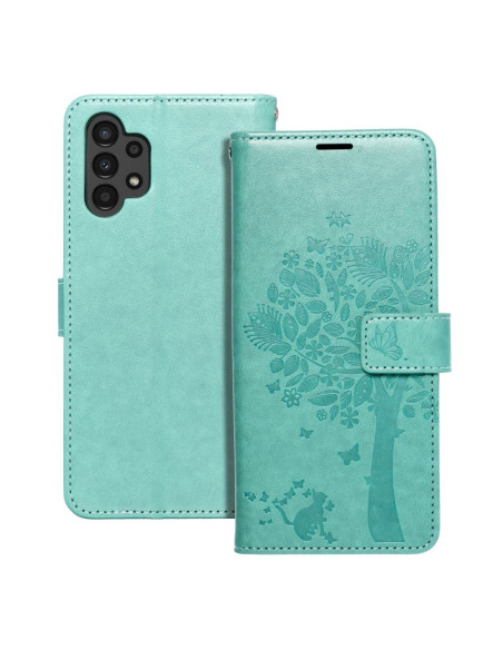 Etui MEZZO Book pour SAMSUNG A13 4G arbre vert