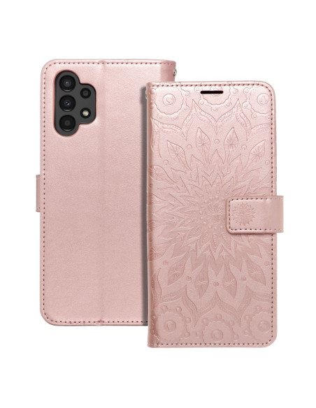Etui MEZZO Book pour SAMSUNG A13 4G mandala or rose