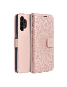Etui MEZZO Book pour SAMSUNG A13 4G mandala or rose 2
