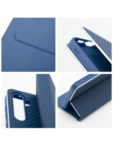 Etui LUNA Carbon pour SAMSUNG A13 4G blue