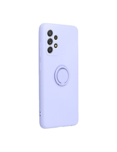 Coque SILICONE RING pour SAMSUNG Galaxy A53 5G violet