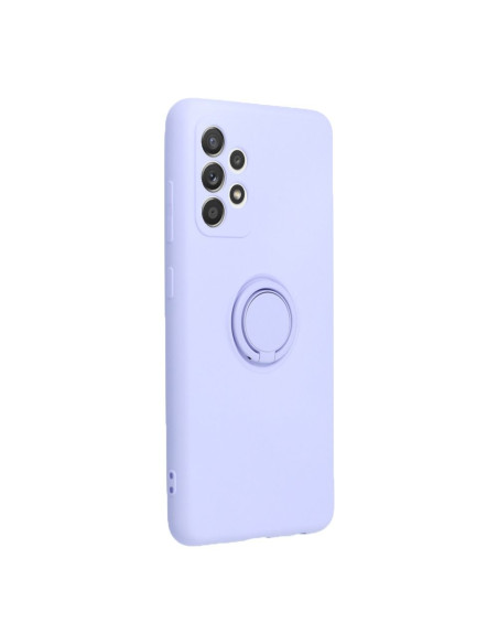 Coque SILICONE RING pour SAMSUNG Galaxy A53 5G violet