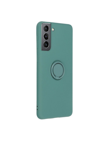 Coque SILICONE RING pour SAMSUNG Galaxy A53 5G vert