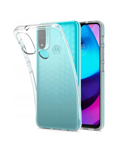 Coque BACK CASE Ultra Slim 0,5mm pour MOTOROLA E20 TRANSPARENT