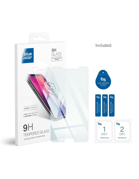 VERRE TREMPE Blue Star- HUA Nova 8i/SAM A21S/A21/A80/A52/A53/Oppo F11 Pro