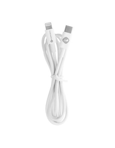 FORCELL Câble Power Delivery Type C vers Lightning 8 broches PD27W C291 TUBA blanc 1 mètre