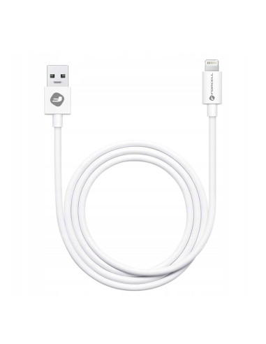 FORCELL Câble USB A vers Lightning 8 broches 1A C316 TUBA blanc 1 mètre