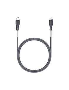 FORCELL Câble carbone Type C vers iPhone Lightning 8 broches Power Delivery PD27W CB-01C noir 1 mètre 2