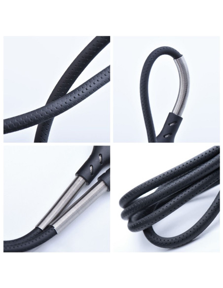 FORCELL Câble carbone Type C vers iPhone Lightning 8 broches Power Delivery PD27W CB-01C noir 1 mètre