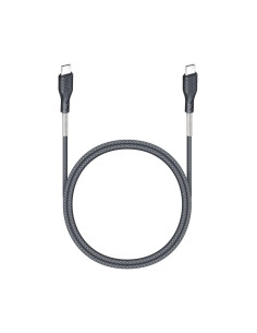 FORCELL Câble carbone Type C vers Type C 3.0 QC Power Delivery PD 60W CB-02C noir 1 mètre 2