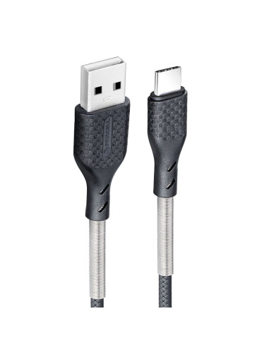 FORCELL F-ENERGY Carbon CB-02B cable USB A to Type C QC3.0 3A 24W 1 m black