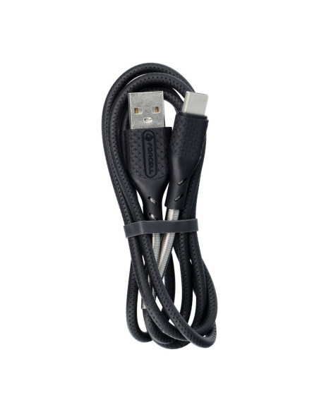 FORCELL F-ENERGY Carbon CB-02B cable USB A to Type C QC3.0 3A 24W 1 m black