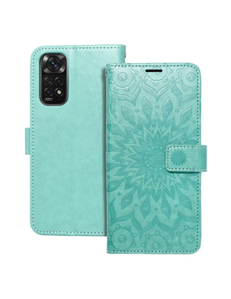 Etui MEZZO Book pour XIAOMI Redmi NOTE 11 / 11S mandala vert