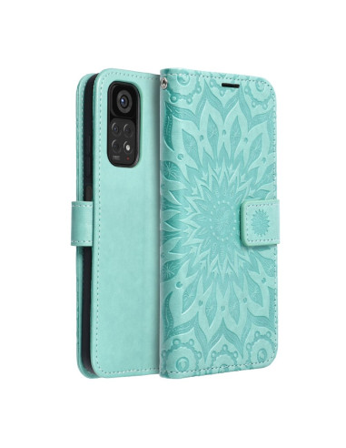 Etui MEZZO Book pour XIAOMI Redmi NOTE 11 / 11S mandala vert