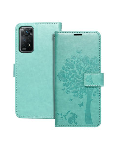 Etui MEZZO Book pour XIAOMI Redmi NOTE 11 PRO / 11 PRO 5G arbre vert