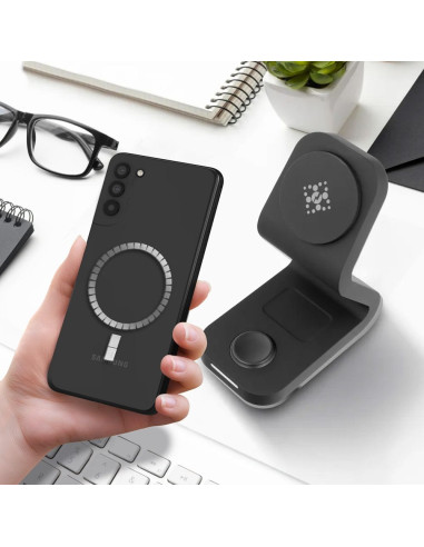Plaques / anneaux / aimants universels compatibles avec MagSafe avec stabilisation