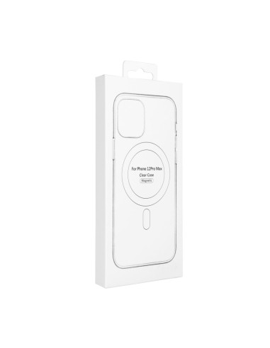 CLEAR MAG COVER Coque avec protection de l'appareil photo compatible avec MagSafe pour IPHONE 12 Pro Max transparent