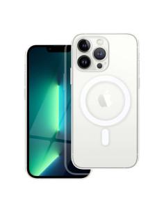COUVERTURE MAG CLAIRE avec protection de l'appareil photo compatible avec MagSafe pour IPHONE 13 Pro transparent