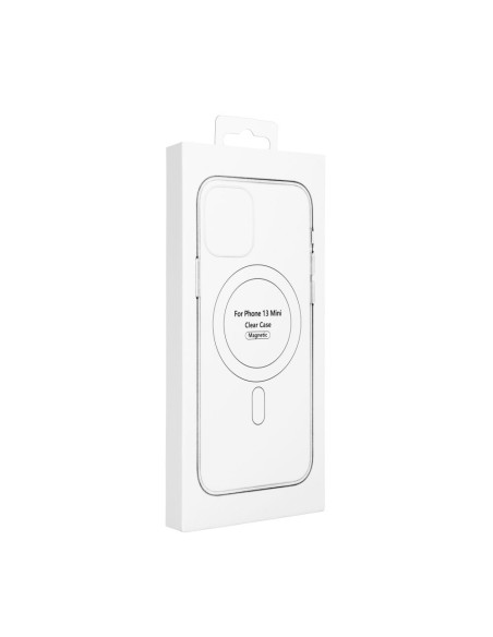 CLEAR MAG COVER compatible avec MagSafe pour IPHONE 13 Mini transparent