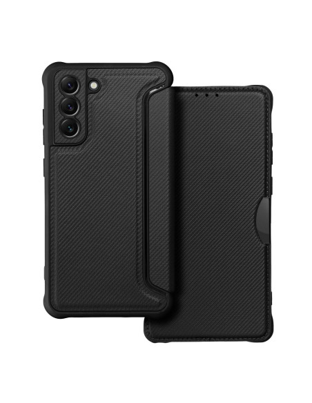 Etui RAZOR Book pour SAMSUNG S21 FE noir