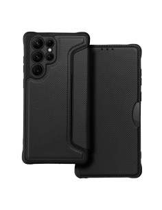 Etui RAZOR Book pour SAMSUNG S22 Ultra noir