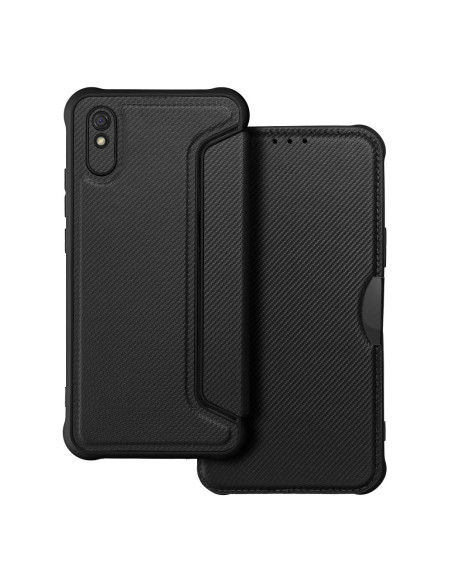 Etui RAZOR Book pour Xiaomi Redmi 9AT / Redmi 9A noir