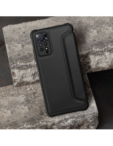 Etui RAZOR Book pour XIAOMI Redmi NOTE 11 PRO / 11 PRO 5G noir