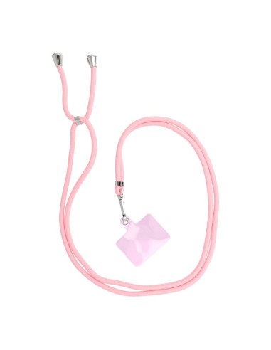 SWING (6mm) pendant for the phone with adjustable length / cord length 165cm (max 82.5cm in the loop) / on the shoulder or neck 