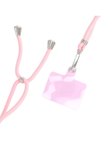 SWING (6mm) pendant for the phone with adjustable length / cord length 165cm (max 82.5cm in the loop) / on the shoulder or neck 