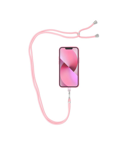 SWING (6mm) pendant for the phone with adjustable length / cord length 165cm (max 82.5cm in the loop) / on the shoulder or neck 