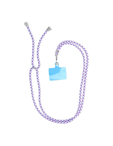Pendentif téléphonique SWING (6mm) avec longueur réglable / longueur du cordon 165cm (max 82.5cm en boucle) / pour l'épaule ou l