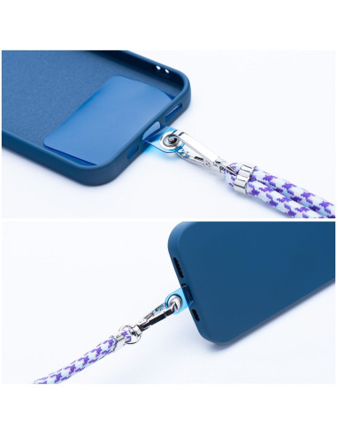 Pendentif téléphonique SWING (6mm) avec longueur réglable / longueur du cordon 165cm (max 82.5cm en boucle) / pour l'épaule ou l