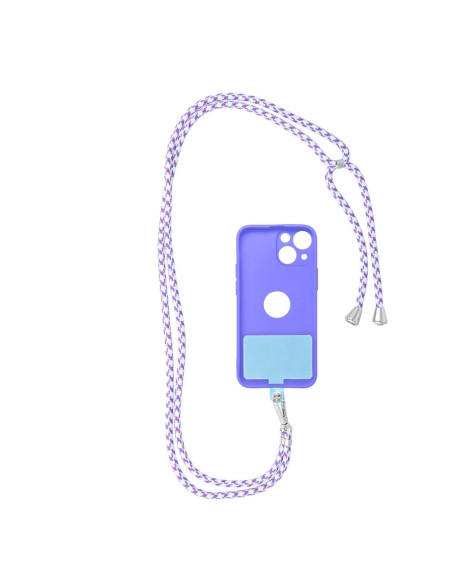 Pendentif téléphonique SWING (6mm) avec longueur réglable / longueur du cordon 165cm (max 82.5cm en boucle) / pour l'épaule ou l