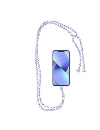 Pendentif téléphonique SWING (6mm) avec longueur réglable / longueur du cordon 165cm (max 82.5cm en boucle) / pour l'épaule ou l