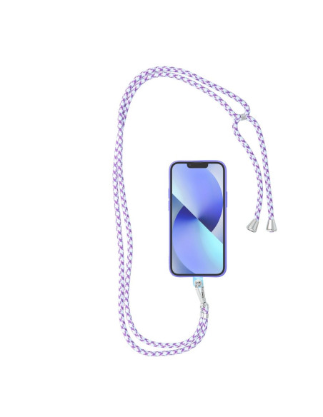 Pendentif téléphonique SWING (6mm) avec longueur réglable / longueur du cordon 165cm (max 82.5cm en boucle) / pour l'épaule ou l
