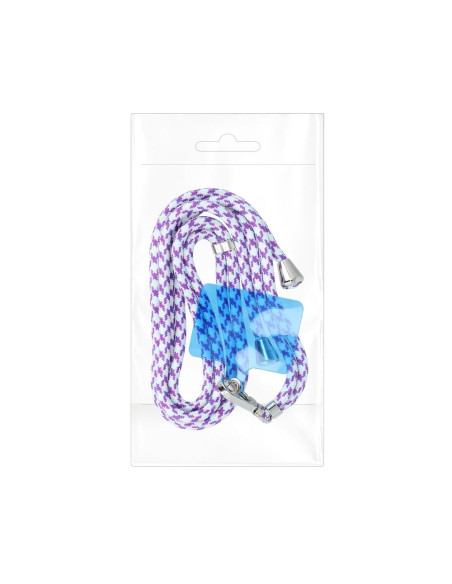 Pendentif téléphonique SWING (6mm) avec longueur réglable / longueur du cordon 165cm (max 82.5cm en boucle) / pour l'épaule ou l