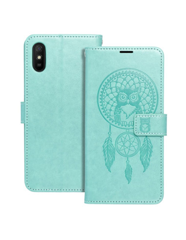 MEZZO Etui pour XIAOMI Redmi 9AT / Redmi 9A dreamcatcher green
