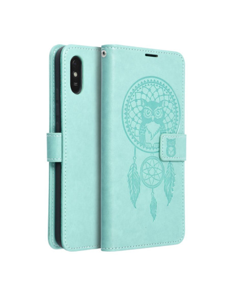 MEZZO Etui pour XIAOMI Redmi 9AT / Redmi 9A dreamcatcher green