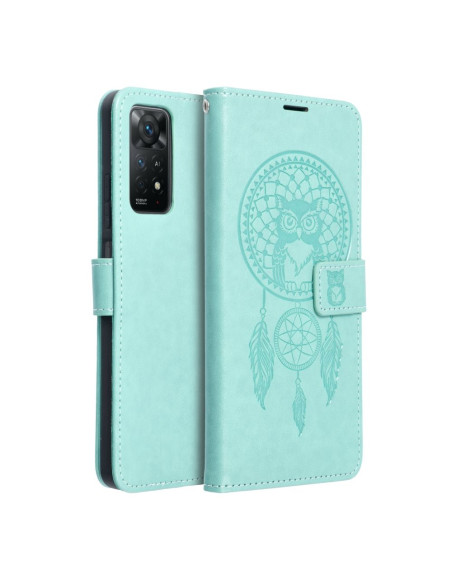 MEZZO Etui pour XIAOMI Redmi NOTE 11 PRO / 11 PRO 5G dreamcatcher green