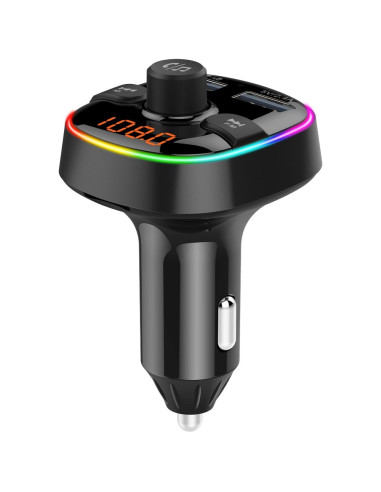 Transmetteur FM MP3 avec bluetooth 5.0 + lecteur de carte mémoire + 2xUSB QC3.0 BC52L