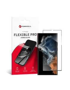 Verre hybride Forcell FLEXIBLE 5D Full Glue - SAM Galaxy S22 Ultra NOIR (Hot Banding)